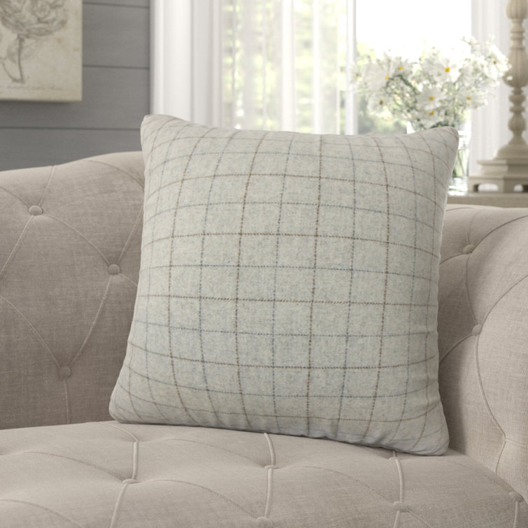 Gracie Oaks Baltimore Plaid Down Filled Throw Pillow Wayfair
